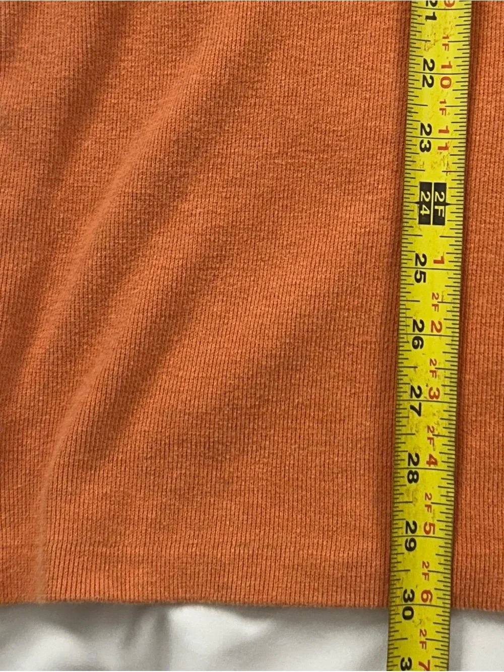Polo Ralph Lauren Orange Quarter Zip Cotton Sweater XXL